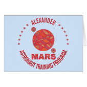Z Mars het Red Planet Space Geek Solar System Fun (Voorkant Horizontaal)