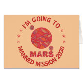 Z Mars La planète rouge Geek de l'espace Nota du s (Devant Horizontal)