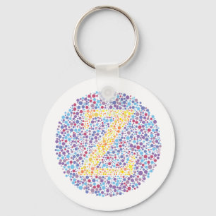 "Z" Oogtest Letter Sleutelhanger