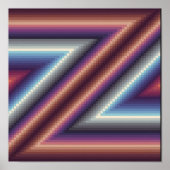 Z pattern poster (Voorkant)