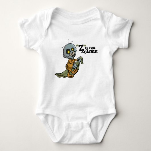 Z staat voor Zombie (boys) Baby Creeper Romper (Voorkant)