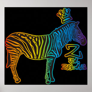 Z voor Zebra Poster