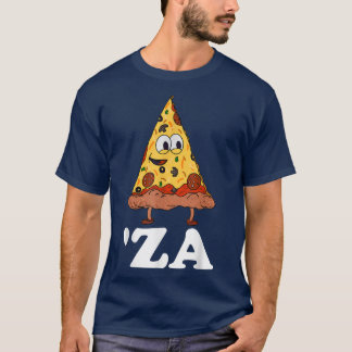 Za Pizza Slang za Funny Slice of Pizza Abbreviati T-shirt