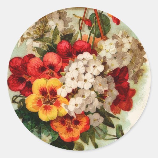  Zaad Catalogus Bloemen Sticker (Voorkant)