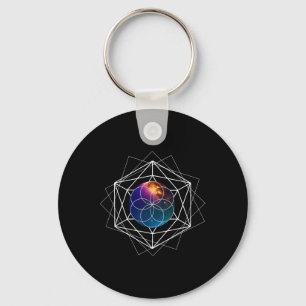 Zaad Des Levens Heilige Geometrie Galaxy Metafysis Sleutelhanger