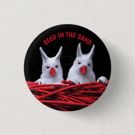 Zaad in de zand-Button Ronde Button 3,2 Cm