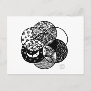 Zaad van het Briefkaart van Life Mandala