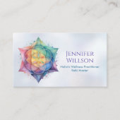 Zaad van het leven in Lotus Flower Visitekaartje (Voorkant)