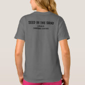 Zaad van kind in het Zand T-shirt (Achterkant)