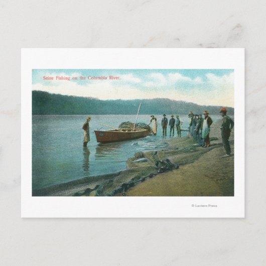 Zaad Vist op de rivier de Columbia, OF Briefkaart (Voorkant)