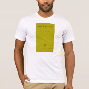 Zaad-/vriesruimte / Being en Time Heidegger Geel T-shirt