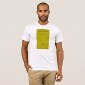 Zaad-/vriesruimte / Being en Time Heidegger Geel T-shirt (Voorkant volledig)