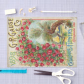  zaadcatalogus, Graad 1898, rode rozen Tissuepapier (Craft)