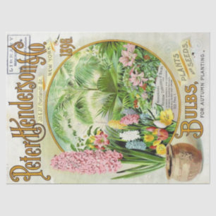 zaadcatalogus Henderson 1896 Bollen, Planten Tissuepapier
