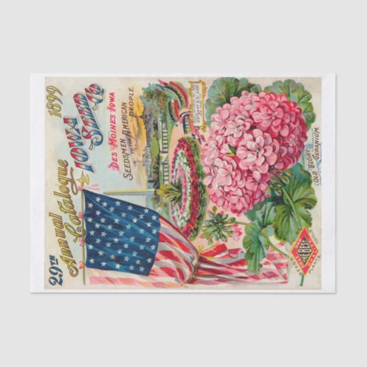 zaadcatalogus Iowa Seed 29th Annual, 1899 Tissuepapier (Voorkant)