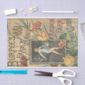  zaadcatalogus Mozaïek Burpee's 1887 Tissuepapier (Craft)