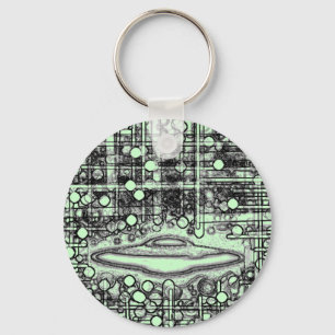Zaade 12 Flying Saucer Sleutelhanger