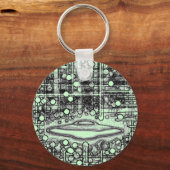 Zaade 12 Flying Saucer Sleutelhanger (Voorkant)