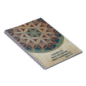 zaadje van life sacred geometry notebook notitieboek (Rechterzijde)