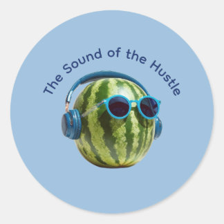 Zaadloze Sound: De Scheppers Zomer Serie Ronde Sticker
