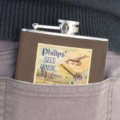 Zaadpakket Catalogus Bruin  Boerderij Monogram Heupfles