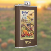 Zaadpakket Catalogus Bruin  Boerderij Monogram Heupfles