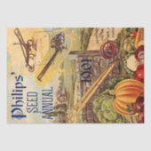 Zaadpakket Catalogus Plantaardig Boerderij 1901  Tissuepapier (Voorkant)