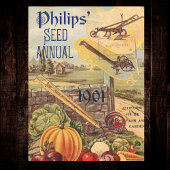 Zaadpakket Catalogus Plantaardig Boerderij 1901  Tissuepapier