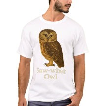 Zaagbekuil T-shirt: Roofvogel Natuur Design