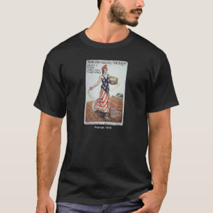 Zaai De Zaden Van Overwinning T-shirt WWI Tuinen