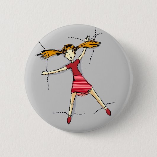 Zaaien op ronde button 5,7 cm (Voorkant)