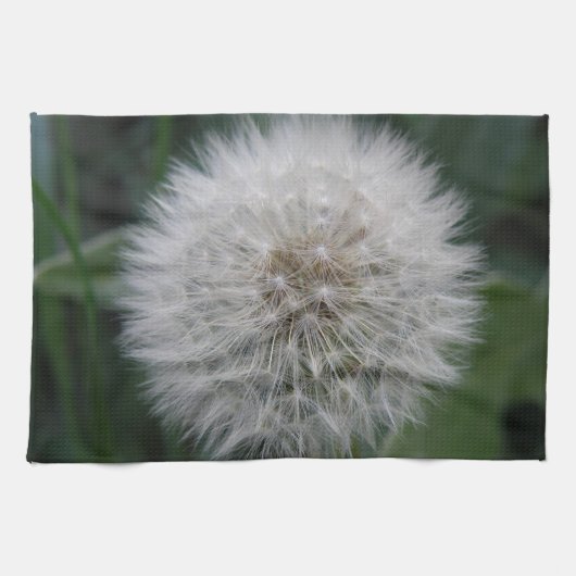 Zaaien Paardebloem Bloem Keukenhanddoek (Horizontaal)