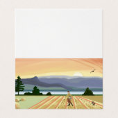 Zaaier- en zaadparabel visitekaartjes (Buitenkant ongevouwen)