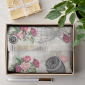  zaaigoed rozen Frans plakpapier Tissuepapier (Geschenk)