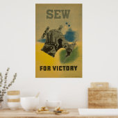 Zaaizaad voor overwinning - WWII-Poster Poster (Keuken)