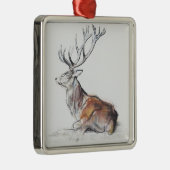 Zaakte Stag 2006 Metalen Ornament (Rechts)