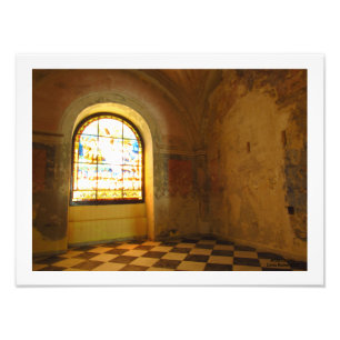 Zaal in de kathedraal van San Juan Bautista Foto Afdruk