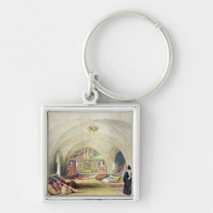 Zaal in een Armeens Convent in Jeruzalem (kleur) Sleutelhanger