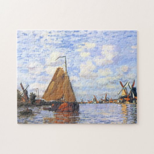 Zaan in Zaandam Monet Fine Art Legpuzzel (Horizontaal)