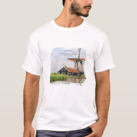 Zaanse Schans Molen Aquarel Nederlands Erfgoed