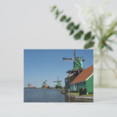 Zaanse Schans Windmills in Nederland Briefkaart (Staand voorkant)