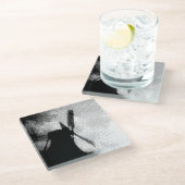 Zaanse Schans windmolens Glazen Onderzetter (Schuin)