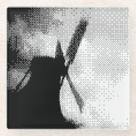 Zaanse Schans windmolens Glazen Onderzetter