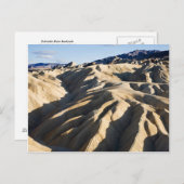 Zabriskie Point Badlands Briefkaart (Voorkant / Achterkant)