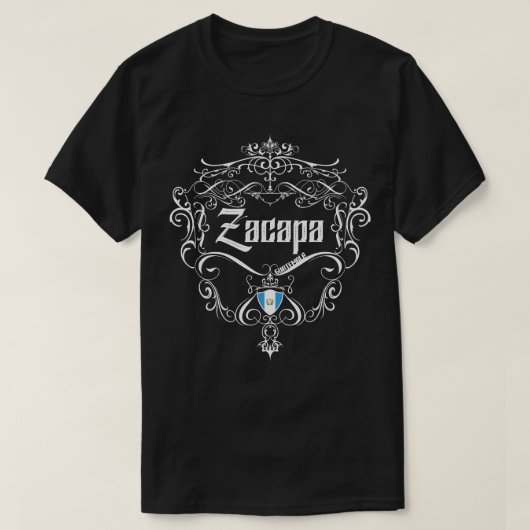 Zacapa  ontwerp 1 t-shirt (Design voorkant)