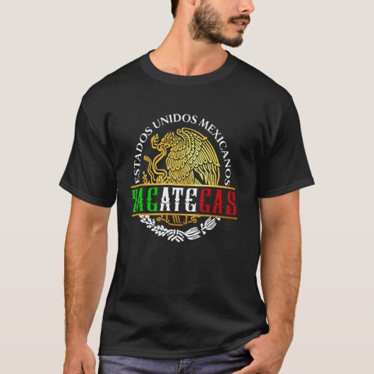 Zacatecas Mexico Souvenirs Mexican Pride Mexicans  T-shirt (Voorkant)