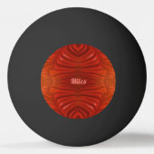 ZACH ~ Tangerine Oranje Rood ~ Pingpongballen (Voorkant)