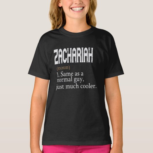 ZACHARIAH Hetzelfde als een normale man, gewoon ve T-shirt (Voorkant)