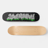 Zachary Graffiti Custom Personalized Skateboard (Horizontaal)
