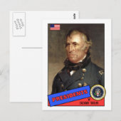 Zachary Taylor Baseball Card Briefkaart (Voorkant / Achterkant)